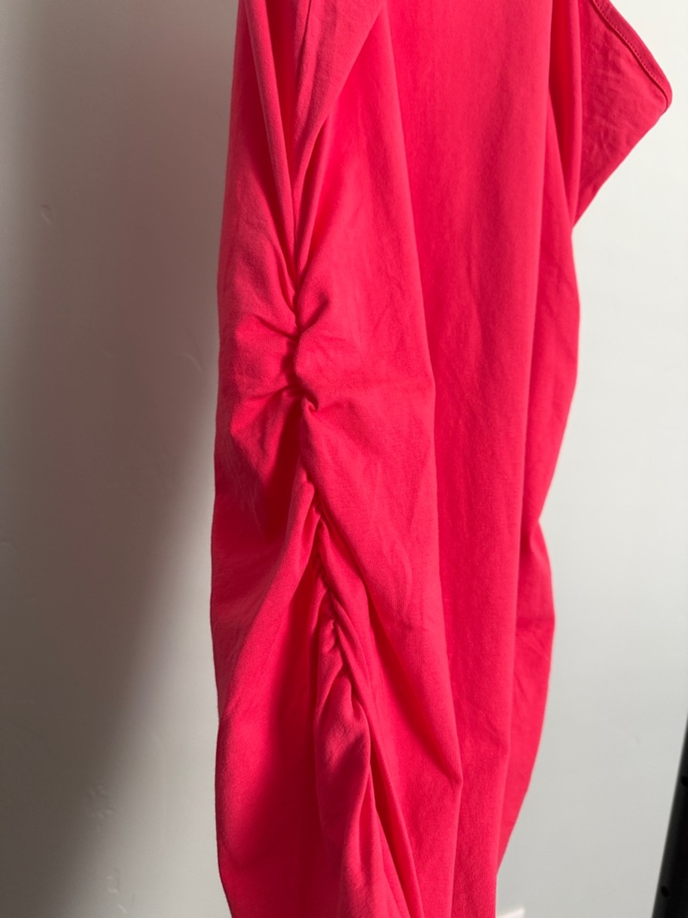 Bright Coral Sleeveless Dress - Picture 3 of 4